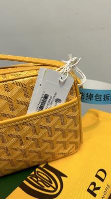 wholesale quality goyard yellow camera bag 020189